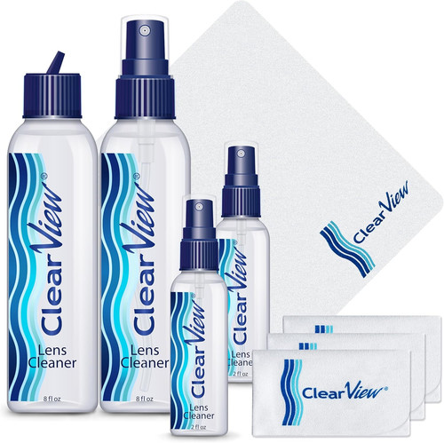 Clear view lens cleaner kit - view,